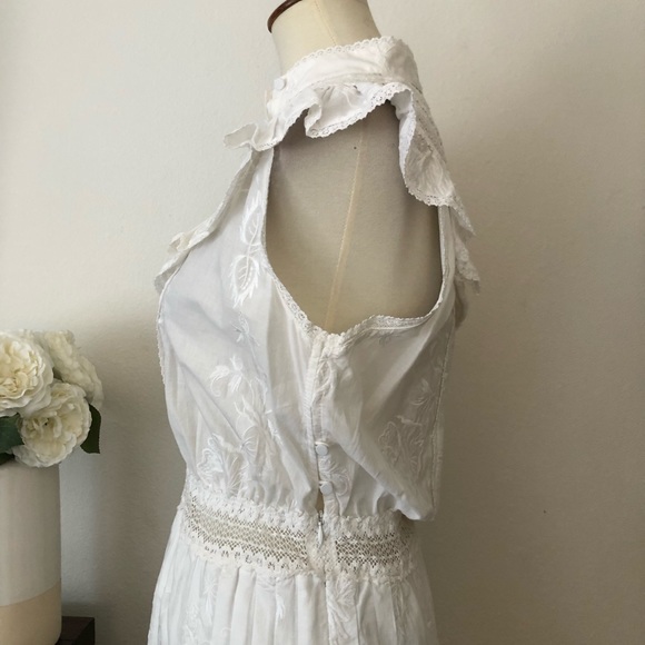 Zimmermann Tulsi Flutter Day dress white eyelet lace size 8 - Picture 10 of 16